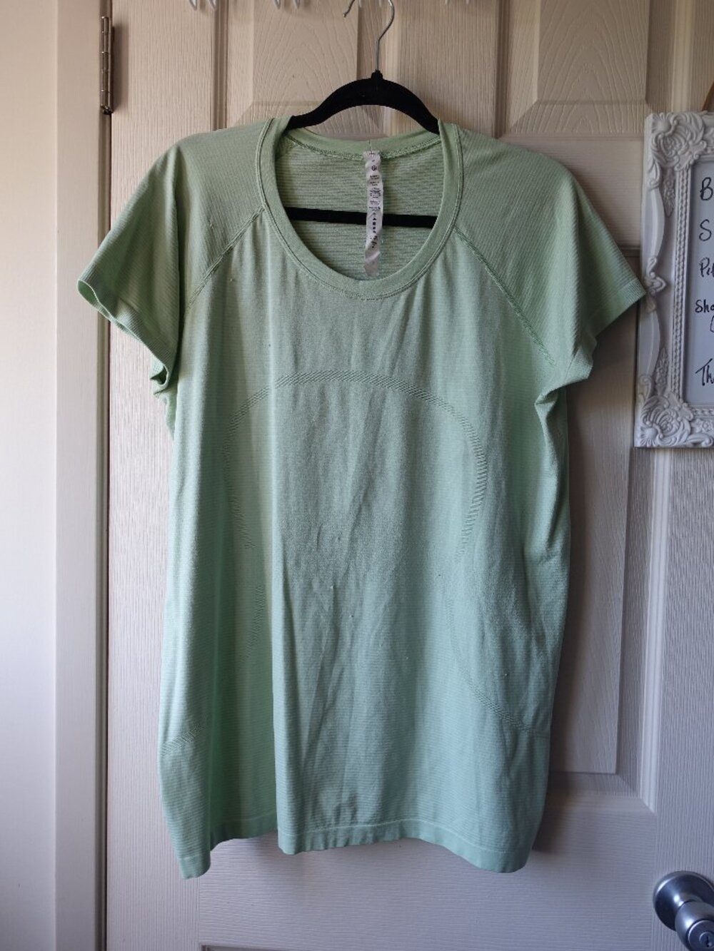 lululemon athletica Short Sleeve Tee in Light Mint Green